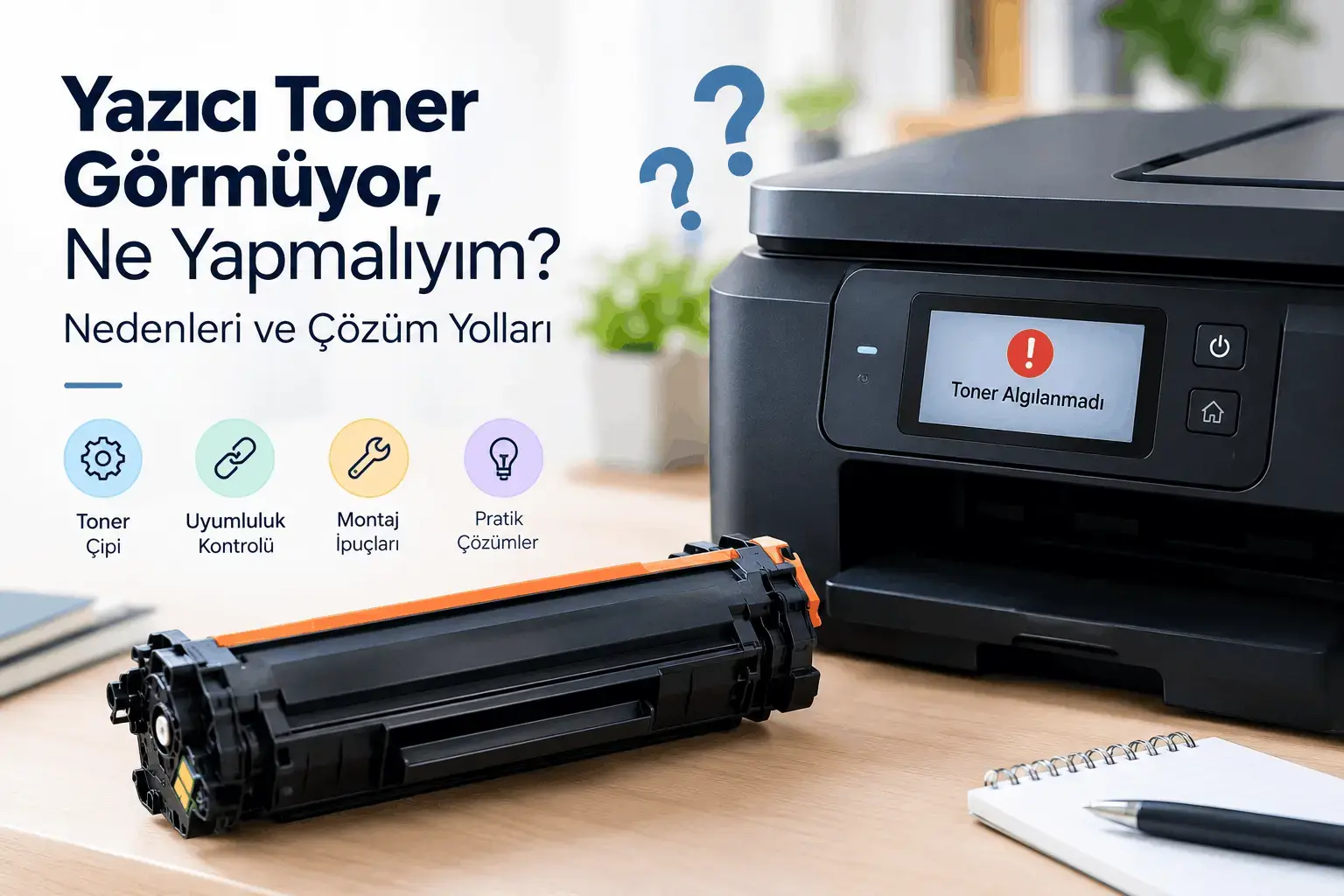 Yazıcı Toner Görmüyor, Ne Yapmalıyım?