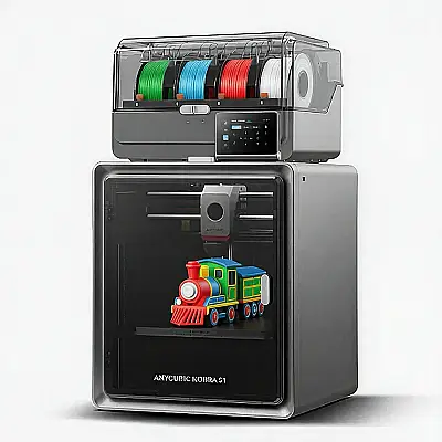 Anycubic Kobra S1 Combo V2 3 Boyutlu Yazıcı 4 Renkli Multicolor 3D - 2