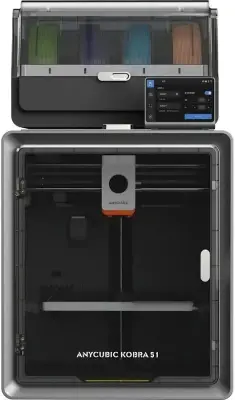 Anycubic Kobra S1 Combo 3 Boyutlu Yazıcı 4 Renkli Multicolor 3D - 2