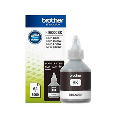 Brother BT6000BK Orijinal Siyah Şişe Mürekkep - 1