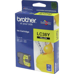 Brother LC38-LC980 Sarı Orjinal Kartuş - Brother