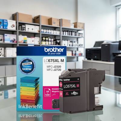 Brother LC675XL M Kırmızı (Magenta) Orijinal Mürekkep Kartuşu - 1.200 Sayfa - 3