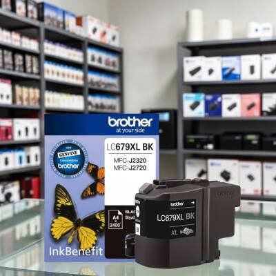 Brother LC679XL BK Siyah Orijinal Mürekkep Kartuşu - 2.400 Sayfa - 3