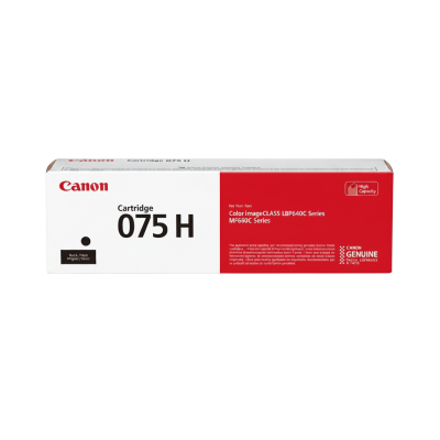Canon CRG-075H 6369C002 Siyah Yüksek Kapasiteli Orijinal Toner - 1