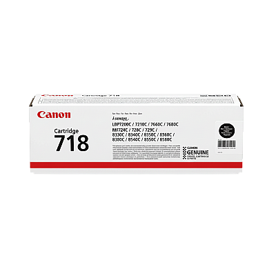 Canon CRG-718 2662B002 Siyah Orijinal Toner - 1