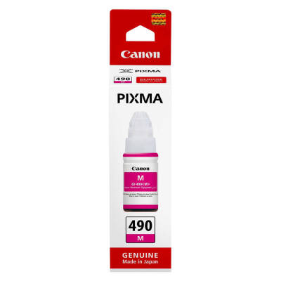 Canon GI-490 Kırmızı Orijinal Şişe Mürekkep - 1