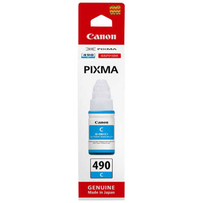 Canon GI-490 Mavi Orijinal Şişe Mürekkep - 1