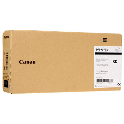 Canon PFI-707BK Siyah Orjinal Kartuş - 1