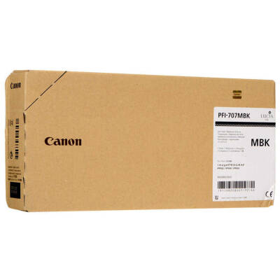 Canon PFI-707MBK Mat Siyah Orjinal Kartuş - 1