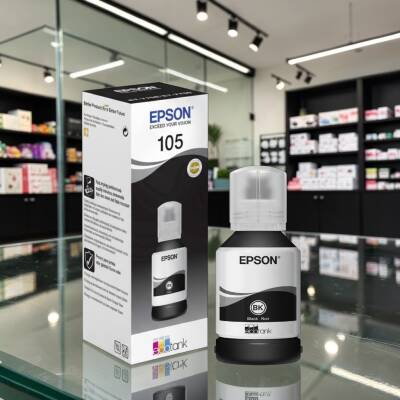 Epson 106-C13T00R140 Siyah Orijinal Mürekkep - 3