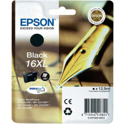 Epson 16XL-T1631-C13T16314020 Siyah Orjinal Kartuş - Epson
