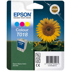 Epson T018-C13T01840120 Renkli Orjinal Kartuş - Epson