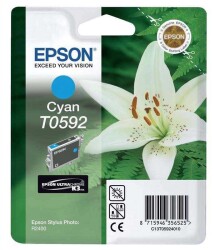 Epson T0592-C13T05924020 Mavi Orjinal Kartuş - Epson
