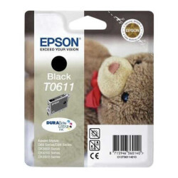 Epson T0611-C13T06114020 Siyah Orjinal Kartuş - Epson