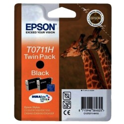 Epson T0711H-C13T07114H20 Siyah Orjinal Kartuş - Epson