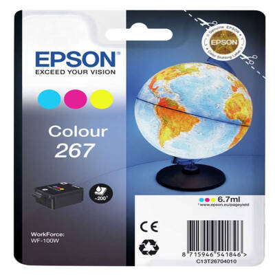 Epson T267-C13T26704010 Renkli Orjinal Kartuş - 1