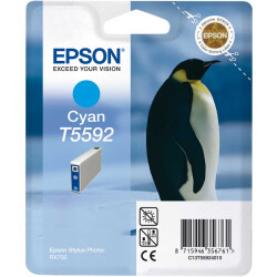 Epson T5592-C13T55924020 Mavi Orjinal Kartuş - Epson