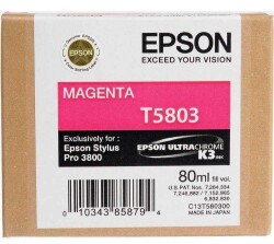 Epson T5803-C13T580300 Kırmızı Orjinal Kartuş - Epson