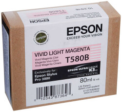 Epson T580B-C13T580B00 Açık Kırmızı Orjinal Kartuş - Epson