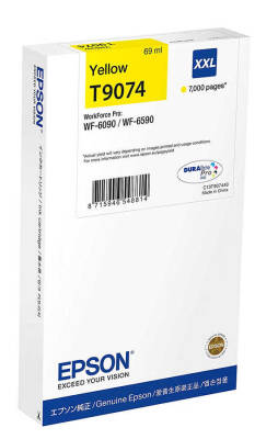 Epson T9074-C13T907440 Sarı Orjinal Kartuş Yüksek Kapasiteli - 1