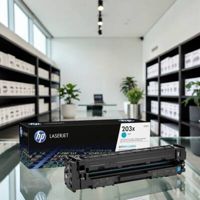 HP 203X CF541X Mavi Yüksek Kapasiteli Orijinal Toner - 3