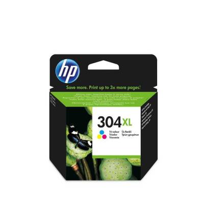 Hp 304XL-N9K07AE Renkli Orjinal Kartuş - 1