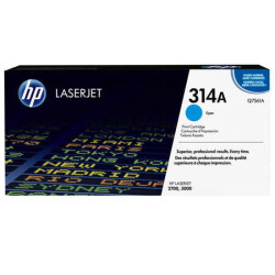 Hp 314A-Q7561A Mavi Orjinal Toner - Hp