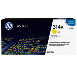 Hp 314A-Q7562A Sarı Orjinal Toner - Hp