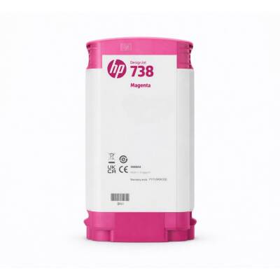 HP 498N6A 738 Kırmızı Orijinal Kartuş DesignJet T850 T950 - 2