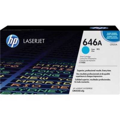 Hp 646A-CF031A Mavi Orjinal Toner - 1