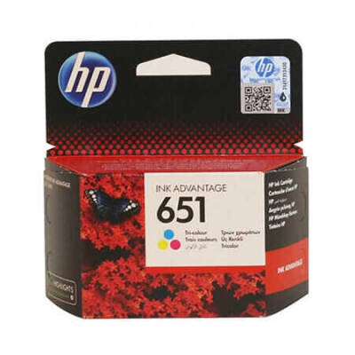 Hp 651-C2P11A Renkli Orjinal Kartuş - 1