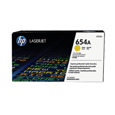 HP CF332A (654A) Sarı Orijinal Toner - 1