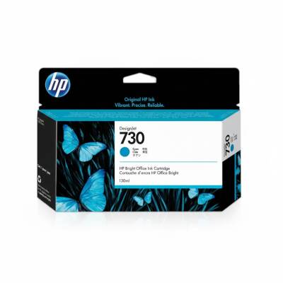 HP 730 P2V62A Mavi Orijinal Kartuş 130 ml - 1