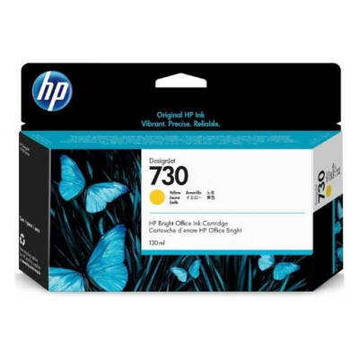 HP 730 P2V64A Sarı Orijinal Kartuş 130 ml - 1
