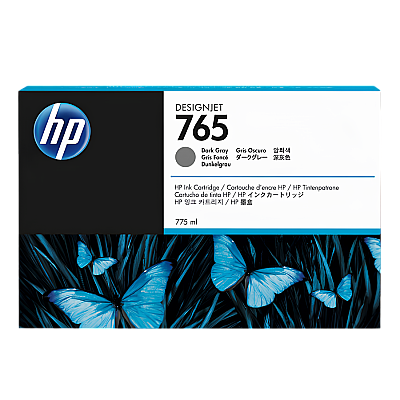 HP 765 F9J54A Koyu Gri Orijinal Kartuş - 1