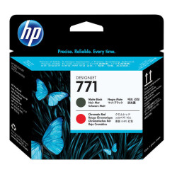 Hp 771-CE017A Orjinal Mat Siyah & Kromatik Kırmızı Baskı Kafası - Hp