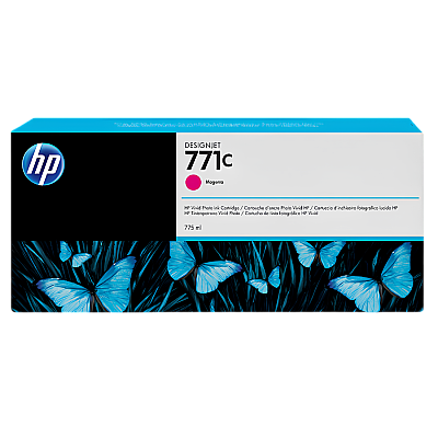 HP 771C B6Y09A Kırmızı Orijinal Kartuş - 1