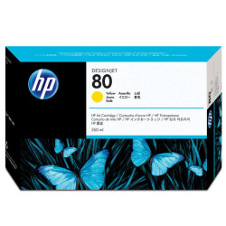 Hp 80-C4848A Sarı Orjinal Kartuş Yüksek Kapasiteli - Hp