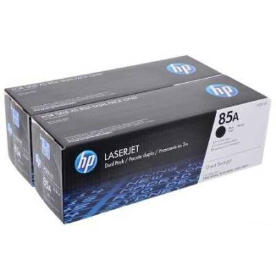 HP CE285A (85A) Siyah Orijinal Toner - 2'li Paket - 1