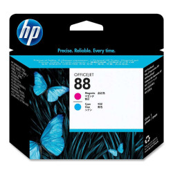 Hp 88-C9382A Orjinal Mavi Ve Kırmızı Baskı Kafası - Hp