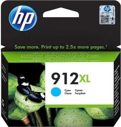 Hp 912XL-3YL81AE Mavi Orjinal Kartuş Yüksek Kapasiteli - Hp