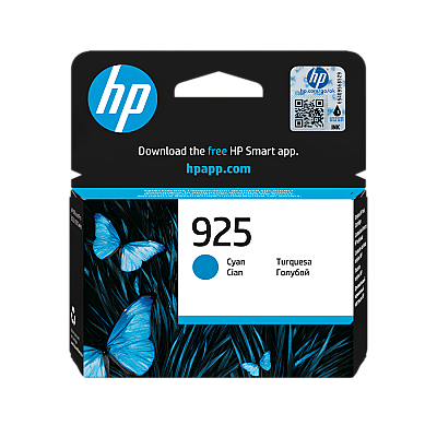 HP 925 4K0V6PE Mavi Orijinal Kartuş - 1