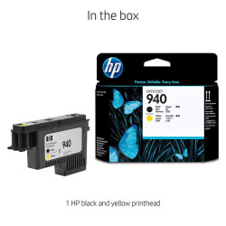 Hp 940-C4900A Orjinal Siyah Ve Sarı Baskı Kafası - Hp