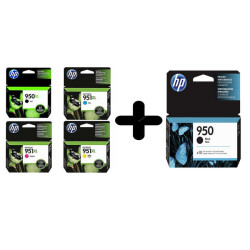 Hp 950XL/951XL + 950 Orjinal Kartuş Paketi - Hp