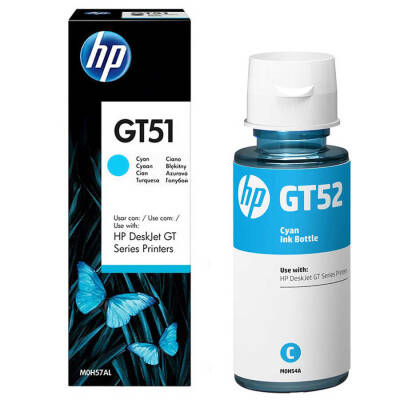 Hp GT52-M0H54AE Mavi Orjinal Mürekkep - 1