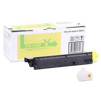 Kyocera Mita TK-590 Orjinal Sarı Toner - 1