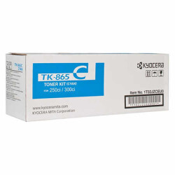 Kyocera Mita TK-865 Mavi Orjinal Fotokopi Toneri - Kyocera
