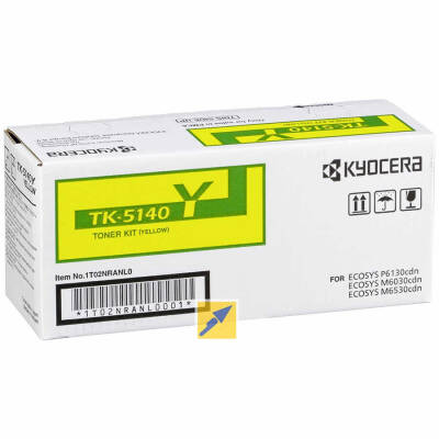 Kyocera TK-5140 Sarı Orjinal Toner - 1