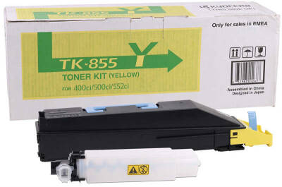 Kyocera TK-855 Sarı Orjinal Fotokopi Toneri - 1