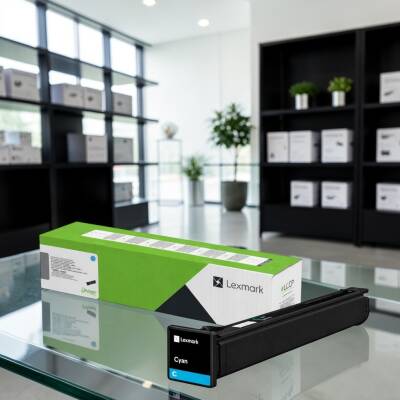 Lexmark 77L5HC0 Mavi Orijinal Toner - 3